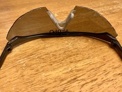 Oakley Razor Blades Sunglasses Vintage 80’s Black Frame w/ Customized Grey Lens!