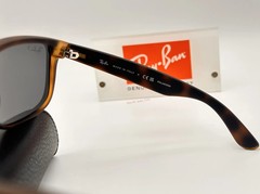 Ray-Ban RB4165 Justin 865/87 Sunglasses Polished Dark Grey Matte Havana UV 54MM