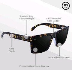 Neven Eyewear Tombstone Collection Jaguar Sunglasses Polarized UV Protection