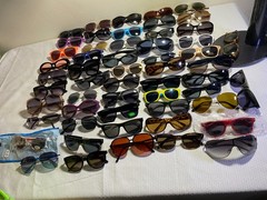 Lot of 71 Mixed Sunglasses & Frames Men’s Women’s Kids Assorted Styles Sizes Col