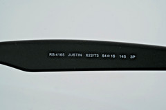 Ray-Ban RB4165 622/T3 Justin Sunglasses Full Rim Square Polarized Lens 54-16-145