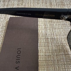 Louis Vuitton Chrome & Gray Marble Sunglasses Z0661W