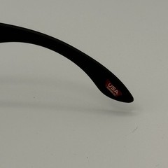 Oakley Holbrook Sunglasses Matte Black Frame | Fire Red Polarized Lens NEW