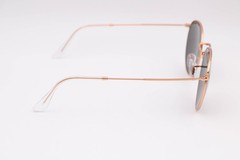 Ray-Ban Round Metal Gold Small Scratches on Lens Sunglasses rb3447 53-21-145