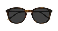 Saint Laurent SL 782/K-003 Understated Glow: Havana Tortoiseshell Round