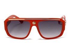 Men’s Sunglasses Fashion Dark Black Lens Brown White Thick Frame Designer Hot
