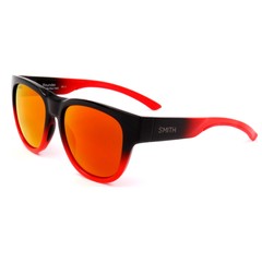 Smith Optics Unisex 52 mm Dark Grey Carbon Red Sunglasses ROUNDER-HWS-52