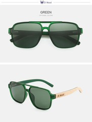 Oi Wood Sunglasses for Men Wood Sun Glasses Man Eyeglasses Polarizing Glasses.