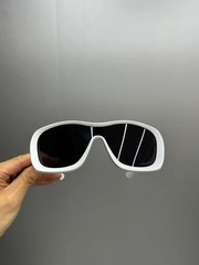 Vintage Oakley De La Salle OO9493 Prizm Sunglasses White Frames