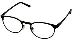 Tumi Mens Stainless Steel Round Eyewear Frame T107 Black 49mm