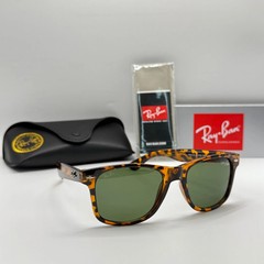 Ray-Ban RB2140 Wayfarer Sunglasses Unisex Black Frame 56mm Dark Lens UV NEW–