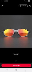 Oakley Penny & Juliet Metal Polarized Sunglasses Silver Frame/Silver Lens Retro