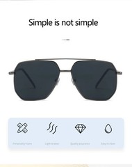 New Fashion Men Sunglasses Pilot Classic Driving Sun Glasses Metal Frame Mirror