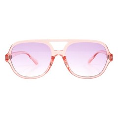Unisex Retro Fashion Sunglasses Flat Top Racer Pilot Translucent Colors UV400