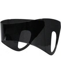 Designer Brand Futuristic Sunglasses Shield Italy Style Fashion Celebrity Luxury