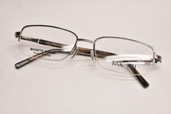 Takumi Men’s EYEGLASSES FRAMES Shiny Medium Silver T9642 54-17-140-20