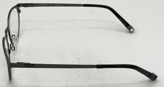 Tumi Mens Stainless Steel Round Eyewear Frame T107 Gunmetal 49mm