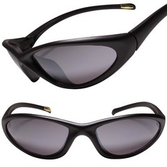 Lightweight Cycling Running Wrap Around Sport Matte Black Sunglasses
