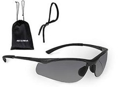 Bolle Contour 40045 Sunglasses Smoke Gray Anti-Fog Lens, Case and Cord
