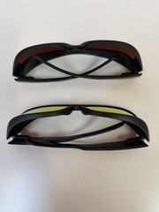 Battle Vision Z22-1222 Sunglasses Black Polarized Wrap