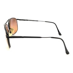 Serengeti Eyewear Aviator Black Metal Sunglasses Frames 61-12 140 Designer Japan