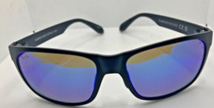 NEW MAUI JIM POLARIZED B432-2M Red Sands Blue Lens Black Matte Sunglasses Sport