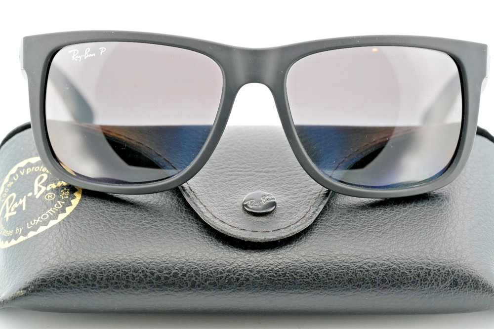 Ray-Ban RB4165 622/T3 Justin Sunglasses Full Rim Square Polarized Lens 54-16-145
