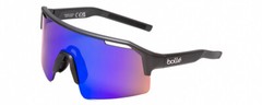 Bolle C-SHIFTER Unisex Wrap Sunglasses in Titanium Grey & Volt Ultraviolet 140mm