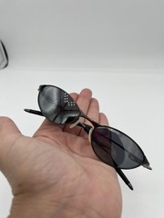 Vintage 90s Oakley E Wire Gen 1 Black Sunglasses Black Lenses Mens OS