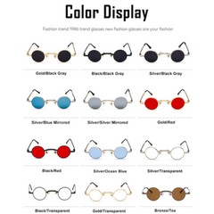 John Lennon Vintage Sunglasses Round Hippie Small Circle Sun Glasses Eyewear