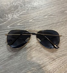 USA Flag Aviator Sunglasses Gold American Patriotic United States Stars Stripes