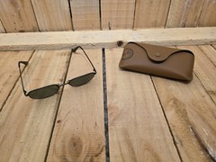 RAY BAN B&L Slimline SIDE STREET SUNGLASSES W2191 Matte Black Frame