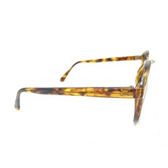 Brown Tortoise Square Horn Sunglasses Gray Lens Designer Fashion Men Women