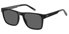 Tommy Hilfiger TH 2144/s Men’s Sunglasses 08A/M9 Black Grey/grey Polarised