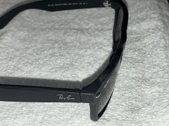Ray-Ban RB2132 New Wayfarer Sunglasses Black, 901, 52-18, 3N / Used Condition
