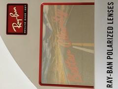 Ray Ban Sunglass Retail Counter 9×6 in Promotional Display RARE Hard To Find