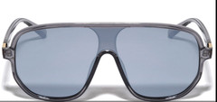 Square Celebrity Fashion Disign Big Flat Single Lens Sunglasses Classic Gkasses