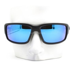 Costa Del Mar Fantail Sunglasses Matte Blackout Blue Polarized Glass 580G w/case