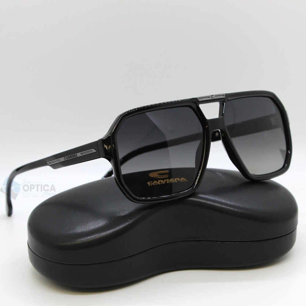 NEW Carrera VICTORY C 01/S 807 Polarized Aviator Sunglasses Men Black 60mm