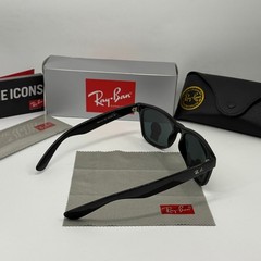 Ray-Ban RB2140 Wayfarer Sunglasses 50mm Black Frame Black Lens UV Protection