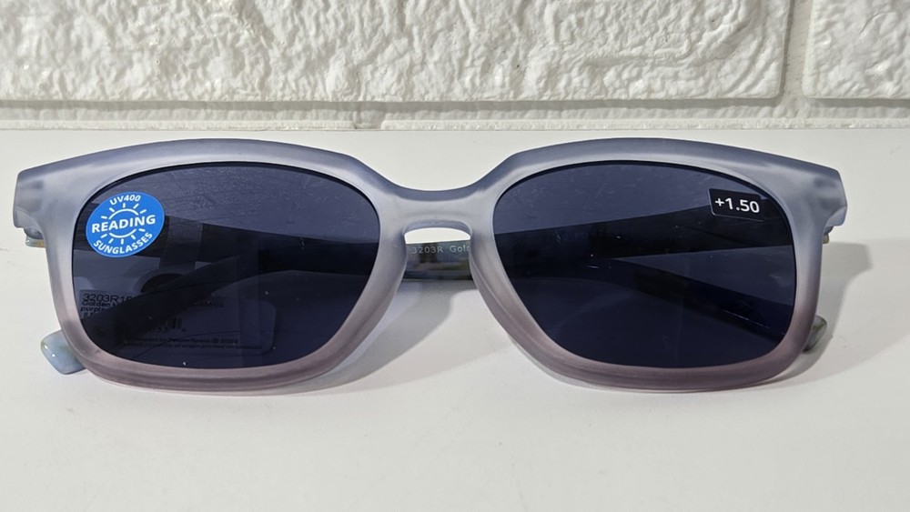 Peepers Reading Sunglasses Golden Hour Purple / Floral +1.50 strength 3203R