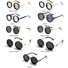 Polarized Round Sunglasses ND9 Adjustable Dimming Retro Fishing UV400 Shades, US