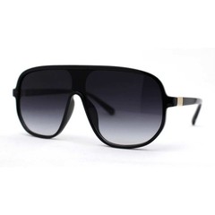 SUNGLASSES MEN DESIGNER GLASSES RECTANGULAR STYLE FLAT BLACK LENS MODERN STYLE