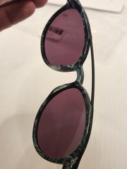 Brand New Diesel Sunglasses DL0188 Dark Green Marble Black Bar 98J 54-17-145 3