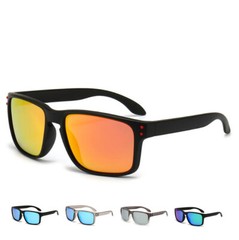 FELRES Men Women TR90 Polarized Sport Sunglasses Square Cycling Fishing Glasses