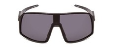 Coyote Python Designer Polarized Sunglasses Mens Sport Shield Matte Black / Grey