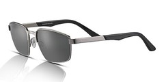 Serengeti Kean SS597003 Smoke Grey Mineral Polarised Shiny Gunmetal Sunglasses