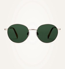 Warby Parker Merrick M – Medium Sunglasses 50-18-140 Gold Tone Unisex