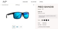 Maui Jim RED SANDS B432-2M / MJ0432S-003 Sunglasses