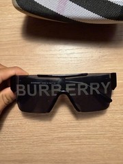 Black Burberry Shield Logo Sunglasses